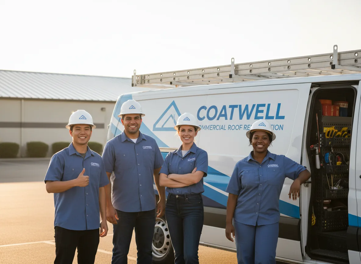 Commercial roof coating company in Tenino, WA